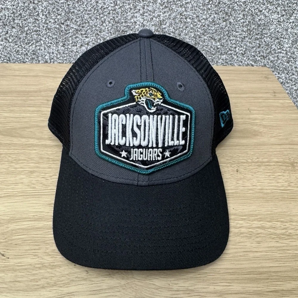 Jacksonville Jaguars Hat Cap Snap Back Mesh Back New Era 9Forty‎ NFL Football